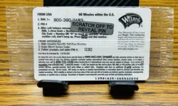 Vintage 2002 MTG Magic The Gathering Shivan Dragon MCI Promo Phone Calling Card - Image 2