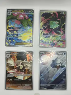 9 Pokemon Card Lot Mega Evolution Cards (Mega Venusaur Full Art/IRs/Box Topper) - Image 1