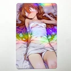 Neon Genesis Evangelion Asuka Langley Soryu Doujin Waifu Anime Art Goddess Card - Image 1