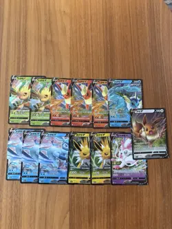 Pokemon TCG Eevee Evolution Gem Pack Vol. 2 V Lot 9 Card Full Set Chinese - Image 2