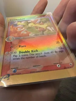 Pokemon TCG Combusken Ruby and Sapphire Reverse Holo Card 27/109 - Image 3