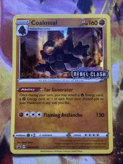 Coalossal - (Prerelease) SWSH024 Promo Cards Holo Stamped - Lp+ - Image 1