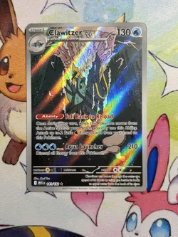 Pokemon TCG Clawitzer 141/132 2025 Mega Evolution Illustration Rare Card - NM - Image 1