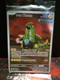 Pokemon TCG Iron Thorns 098 Sv: Scarlet & Violet Promo Card Holo Sealed - Image 1