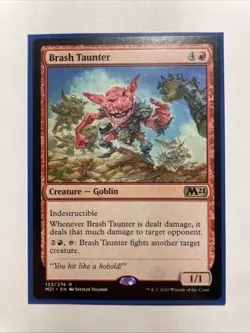 Brash Taunter Core Set 2021 / M21 NM MAGIC THE GATHERING MTG - Image 1