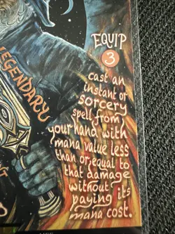 Magic Lord Of The Rings - MTG - GLAMDRING - BORDERLESS POSTER 0747 - MYTHIC - Image 4