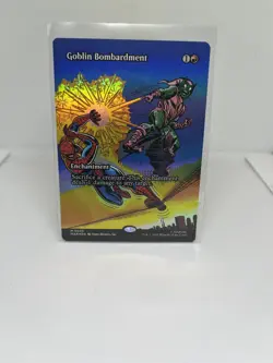 MTG Goblin Bombardment 0023 Foil (Borderless) Marvel Eternal-Legal NM MAR - Image 1