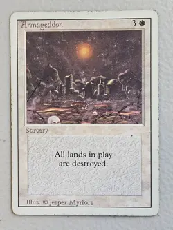 MTG Armageddon Revised Heavy Play - Image 1