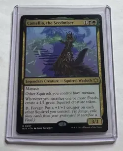 Camellia, the Seedmiser Bloomburrow Rare Legendary Creature MTG NM/M - Image 1