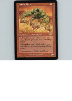 2x Goblin Goon Legions Regular Magic The Gathering NM - Image 1