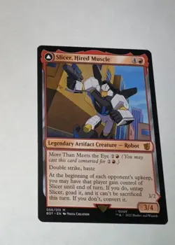 MTG Slicer, Hired Muscle Slicer, High-Speed Antagonist Transformers 006/015... - Image 1