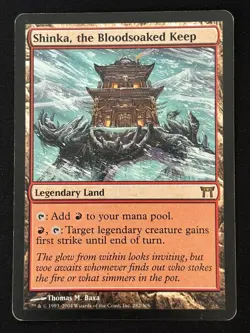 1x MTG Shinka, the Bloodsoaked Keep - Champions of Kamigawa (CHK) #282 - Magic - Image 1
