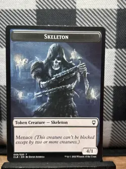 MTG TCG: Skeleton 8/20, (Token) Battle for Baldur's Gate - Image 1