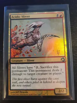 MTG Acidic Sliver Premium Deck Series: Slivers Foil - Image 1