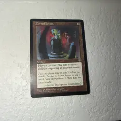 Played Cursed Totem Mirage Mtg Magic the Gathering MP/LP - Image 1