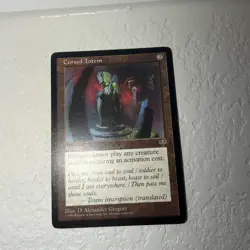 Played Cursed Totem Mirage Mtg Magic the Gathering MP/LP - Image 2