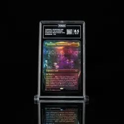 MTG, Takenuma, Abandoned Mire, Kamigawa: Neon Dynasty (Borderless, Foil, Rare) - Image 1