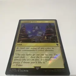 Command Tower (0486) (Surge Foil) Commander: Final Fantasy Foil - Image 1