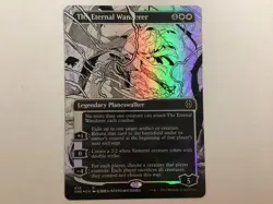 MTG Phyrexia ONE THE ETERNAL WANDERER Borderless Step&Compleat Foil NM (0093) - Image 1