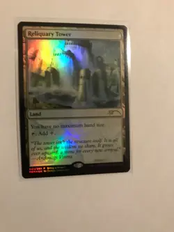 Reliquary Tower : MtG NM FOIL Bring a Friend PROMO #001; land No Max Handsize - Image 2