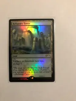 Reliquary Tower : MtG NM FOIL Bring a Friend PROMO #001; land No Max Handsize - Image 3