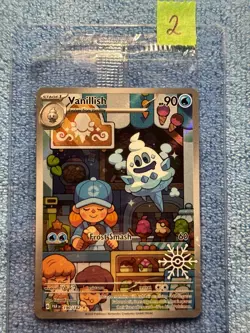SEALED Pokemon Vanillish 190/182 Snowflake Holo Stamped Holiday Calendar 2025 - Image 1
