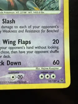 Pokemon Giratina 10/127 Platinum Holo (LP) - Image 5