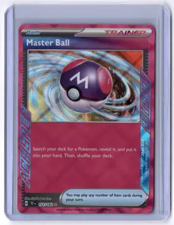 Master Ball 153/162 ACE SPEC Rare Holo NM Pokemon SV05: Temporal Forces - Image 1