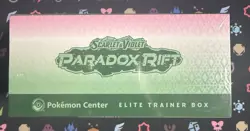 Paradox Rift Pokemon Center Elite Trainer Box ETB Iron Valiant New And Sealed - Image 3