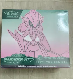 Paradox Rift Pokemon Center Elite Trainer Box ETB Iron Valiant - Image 1