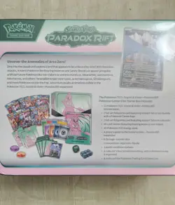 Paradox Rift Pokemon Center Elite Trainer Box ETB Iron Valiant - Image 2