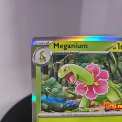 Meganium 001 - ME: Mega Evolution Prerelease Stamped Promo Holo Pokemon Mint - Image 4