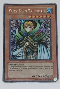 Yugioh! FAIRY KING TRUESDALE WC4-001 World Championship Tournament 2004 Promo - Image 1