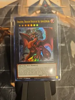 Yugioh Disaster, Dragon Ruler of All Apocalypses - ALIN Ultra Rare-EN049 1st NM - Image 2