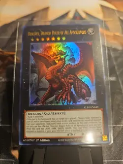 Yugioh Disaster, Dragon Ruler of All Apocalypses - ALIN Ultra Rare-EN049 1st NM - Image 3