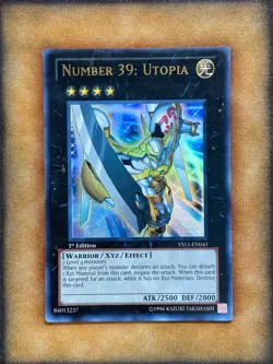 Yugioh Number 39: Utopia YS11-EN041 Ultra Rare 1st Ed LP - Image 1