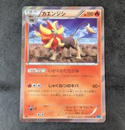 Pokemon card game TCG Pyroar 1st 015/080 R XY2 Holo Japanese 1ds - Image 1
