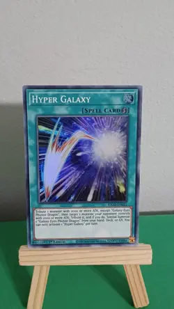 Yugioh Hyper Galaxy Spell Card KICO-EN021 Super Rare King's Court - Image 1