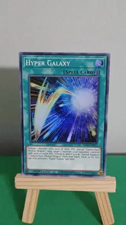 Yugioh Hyper Galaxy Spell Card KICO-EN021 Super Rare King's Court - Image 2