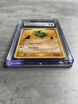 Pokemon Card Larvitar CGC 10 Gem Mint, EX Team Rocket Returns 63/109, 2004 (1) - Image 3