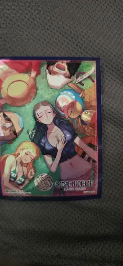 One Piece Card Game Sleeves x10 Don Set Strawhat Crew - Image 1
