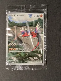 Koraidon SVP 014 Pokemon TCG Scarlet & Violet Black Star Promo SEALED card - Image 1