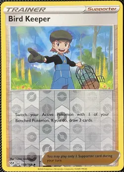 Bird Keeper 159/189 Swsh03: Darkness Ablaze Reverse Holo - Pokemon Card - Image 1