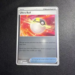 Ultra Ball Reverse Holo Mega Evolution English Pokemon Card 131/132 NM - Image 1