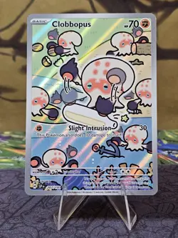 Pokemon TCG Clobbopus 207/191 Surging Sparks Illustration Rare Holo Card NM - Image 1