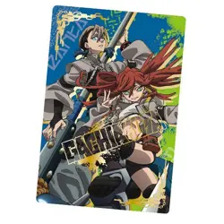Preorder Gachiakuta Zanka Riyo Gold Stamp Holo Wafer Card SEALED Japan Bandai - Image 1