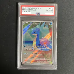 PSA 10 Misty’s Lapras AR 072/063 sv9a Heat Wave Arena Japanese Pokemon Card GEM - Image 1
