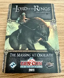 Lord of the Rings LotR LCG Card Game Massing at Osgiliath POD - MINT- COMPLETE - Image 1