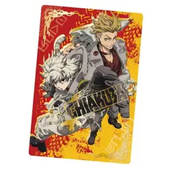Preorder Gachiakuta Enjin Rudo Gold Stamp Holo Wafer Card SEALED Japan Bandai - Image 1