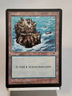 MTG Island Tempest Regular Land Magic - Image 1